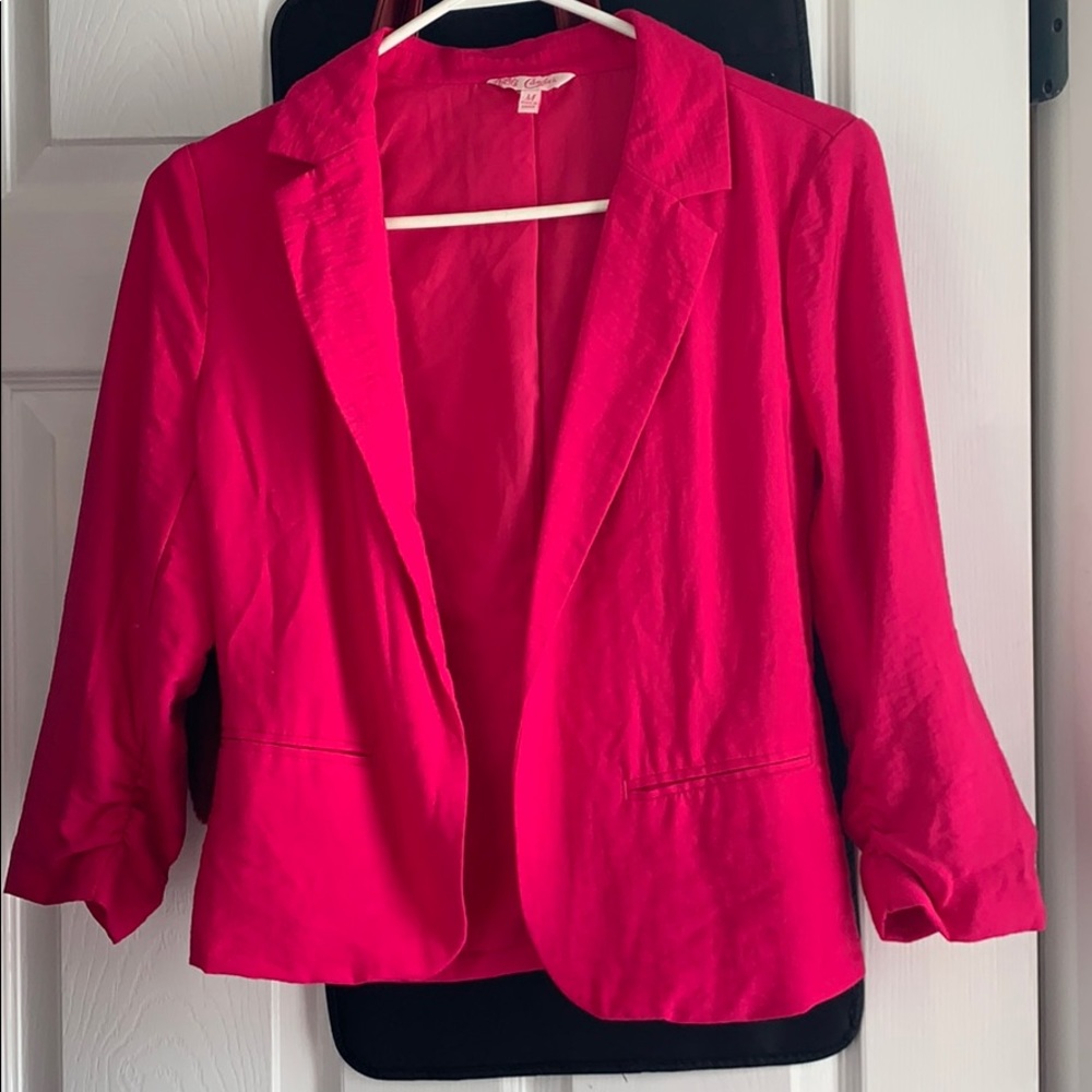Pink blazer